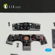   Kelik F-104J - interior 3D decals for Fine Molds kit 1:72 (K72239)