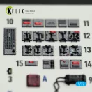 Kelik F-104J - interior 3D decals for Fine Molds kit 1:72 (K72239)