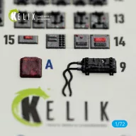   Kelik F-104J - interior 3D decals for Fine Molds kit 1:72 (K72239)