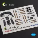 Kelik FW-200 C-5/C-8 - interior 3D decals for Revell 1:72 (K72240)