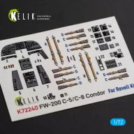   Kelik FW-200 C-5/C-8 - interior 3D decals for Revell 1:72 (K72240)