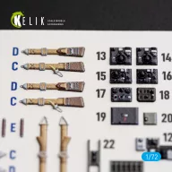   Kelik FW-200 C-5/C-8 - interior 3D decals for Revell 1:72 (K72240)