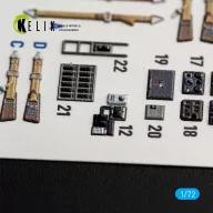   Kelik FW-200 C-5/C-8 - interior 3D decals for Revell 1:72 (K72240)