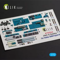   Kelik J1N1-S Gekko - interior 3D decals for Fujimi / Hobby 2000 1:72 (K72244)