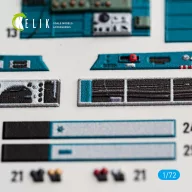   Kelik J1N1-S Gekko - interior 3D decals for Fujimi / Hobby 2000 1:72 (K72244)