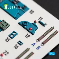   Kelik J1N1-S Gekko - interior 3D decals for Fujimi / Hobby 2000 1:72 (K72244)