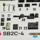 Kelik SB2C-4 - interior 3D decals for Academy / Special Hobby 1:72 (K72246)