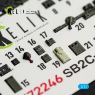   Kelik SB2C-4 - interior 3D decals for Academy / Special Hobby 1:72 (K72246)