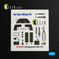   Kelik Vengeance Mk.I/Ia - interior 3D decals for Dora Wings 1:72 (K72249)
