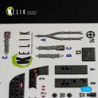   Kelik Vengeance Mk.I/Ia - interior 3D decals for Dora Wings 1:72 (K72249)