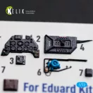 Kelik Bf-109 F-2/F-4 - interior 3D decals for Eduard 1:72 (K72251)