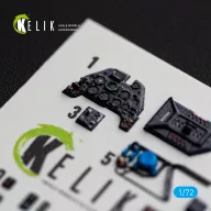   Kelik Bf-109 F-2/F-4 - interior 3D decals for Eduard 1:72 (K72251)