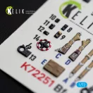 Kelik Bf-109 F-2/F-4 - interior 3D decals for Eduard 1:72 (K72251)