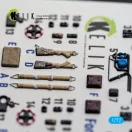 Kelik Bf-109 F-2/F-4 - interior 3D decals for Eduard 1:72 (K72251)