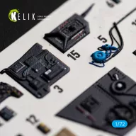   Kelik Bf-109 G-2/4 - interior 3D decals for Eduard 1:72 (K72252)