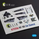 Kelik RF-8G - interior 3D decals for Sword 1:72 (K72256)