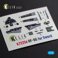Kelik RF-8G - interior 3D decals for Sword 1:72 (K72256)