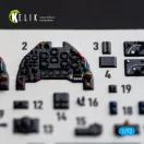 Kelik Ju-87 B/R - interior 3D decals for Airfix 1:72 (K72259)
