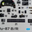 Kelik Ju-87 B/R - interior 3D decals for Airfix 1:72 (K72259)