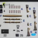 Kelik Ju-87 B/R - interior 3D decals for Airfix 1:72 (K72259)