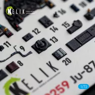   Kelik Ju-87 B/R - interior 3D decals for Airfix 1:72 (K72259)