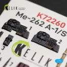 Kelik Me-262 A-1/S-92 - interior 3D decals for Arma Hobby 1:72 (K72260)