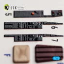 Kelik Me-262 A-1/S-92 - interior 3D decals for Arma Hobby 1:72 (K72260)