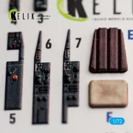   Kelik Me-262 A-1/S-92 - interior 3D decals for Arma Hobby 1:72 (K72260)