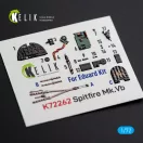 Kelik Spitfire Mk.Vb - interior 3D decals for Eduard 1:72 (K72262)