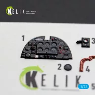   Kelik Spitfire Mk.Vb - interior 3D decals for Eduard 1:72 (K72262)