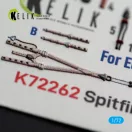 Kelik Spitfire Mk.Vb - interior 3D decals for Eduard 1:72 (K72262)