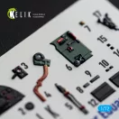 Kelik Spitfire Mk.Vb - interior 3D decals for Eduard 1:72 (K72262)