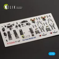   Kelik F-4F Phantom -  interior 3D decals for FineMolds 1:72 (K72265)