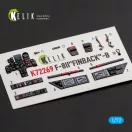 Kelik F-8II Finback-B - interior 3D decals for Trumpeter 1:72 (K72269)