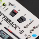 Kelik F-8II Finback-B - interior 3D decals for Trumpeter 1:72 (K72269)