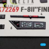   Kelik F-8II Finback-B - interior 3D decals for Trumpeter 1:72 (K72269)