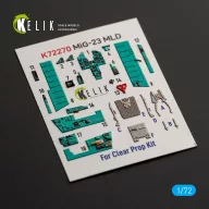   Kelik MiG-23MLD -  interior 3D decals for ClearProp 1:72 (K72270)