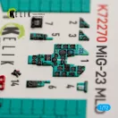 Kelik MiG-23MLD -  interior 3D decals for ClearProp 1:72 (K72270)