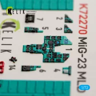   Kelik MiG-23MLD -  interior 3D decals for ClearProp 1:72 (K72270)