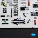 Kelik AJ-37 Viggen - interior 3D decals for Special Hobby 1:72 (K72271)