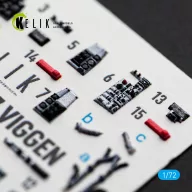   Kelik AJ-37 Viggen - interior 3D decals for Special Hobby 1:72 (K72271)