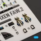 Kelik SEA VIXEN FAW.2 - interior 3D decals for Cyberhobby 1:72 (K72276)