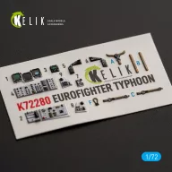  Kelik Eurofighter Typhoon - interior 3D decals for Hasegawa 1:72 (K72280)