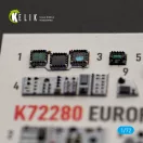 Kelik Eurofighter Typhoon - interior 3D decals for Hasegawa 1:72 (K72280)