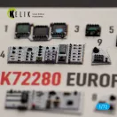Kelik Eurofighter Typhoon - interior 3D decals for Hasegawa 1:72 (K72280)