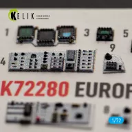   Kelik Eurofighter Typhoon - interior 3D decals for Hasegawa 1:72 (K72280)