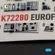   Kelik Eurofighter Typhoon - interior 3D decals for Hasegawa 1:72 (K72280)