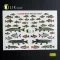 Kelik River Fish set Type 1 - 3D Decal for dioramas 1:35 (KA35001)
