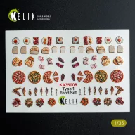 Kelik Food Set Type 1 - 3D Decal for dioramas 1:35 (KA35008)