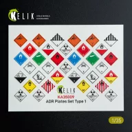   Kelik ADR Plates Set Type 1 - Decal for models 1:35 (KA35009)